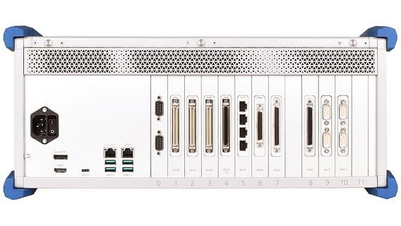Rear I/O access, seven I/O slots machine